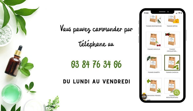 Vous pouvez aussi passer commande par t&eacute;l&eacute;phone